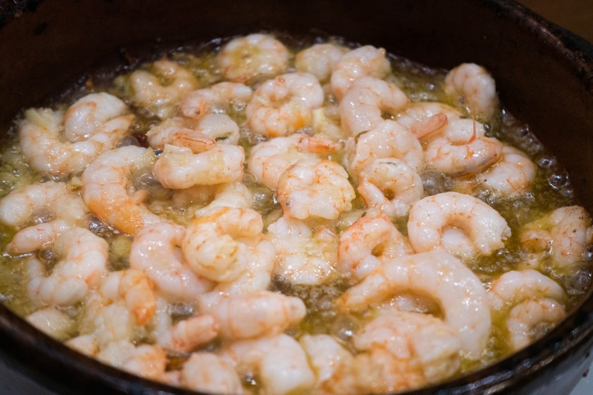 cooked shrimp